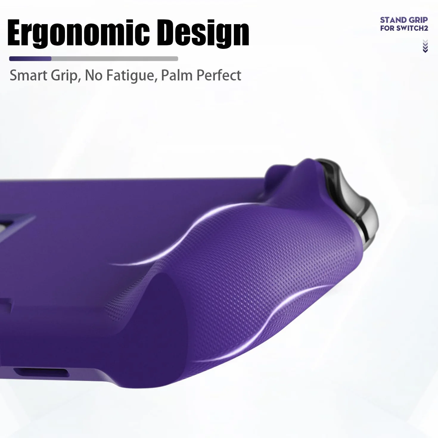 Savage Raven by Skull & Co. StandGrip for Nintendo Switch 2: A Soft Protective Case with Textured Grips Full Protection and Stand, Shock-Absorption Non-Slip and Anti-Scratch Cover Design- Jasnozielony