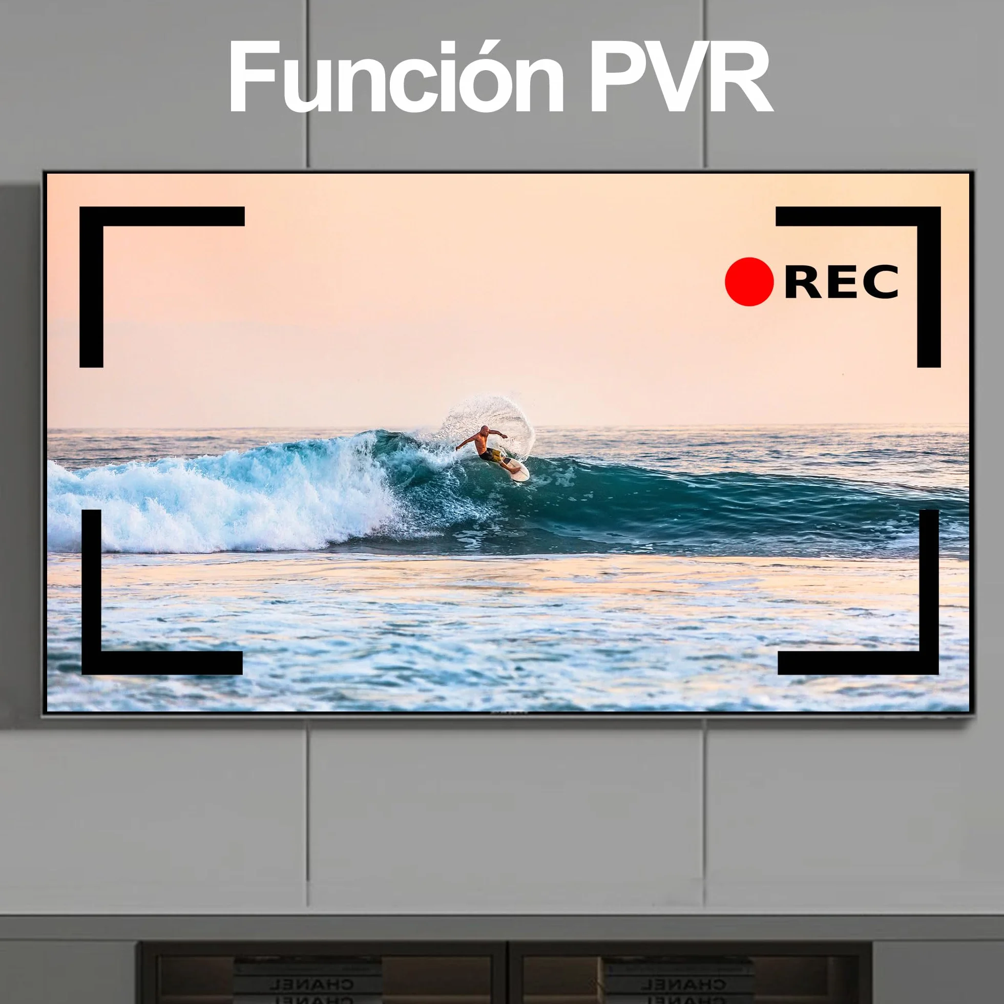 Dekoder cyfrowy naziemny 2024, OWERSLYN DVB-T2 HD 1080P, H265, HEVC, główny 10-bitowy, HDMI CEC, obsługa wyjścia HDMI/Scart i USB Multimedial/PVR [pilot 2w 1 z kontrolami TV]