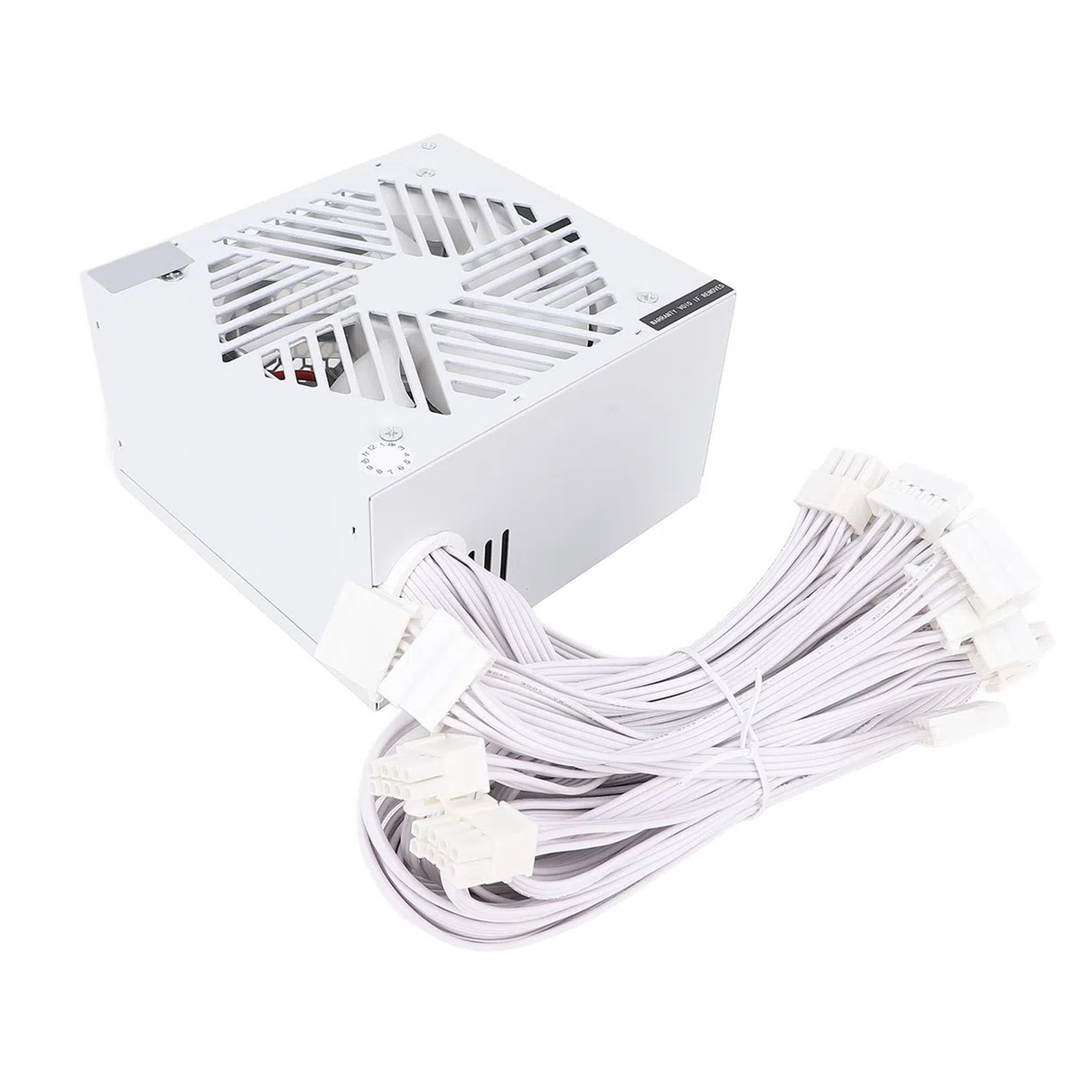 Fockety Zasilacz ATX 700 W, Wentylator 120 Mm z automatyczną regulacją Prędkości i Wieloma Zabezpieczeniami, Zasilacz do Gier z 4+4-pinowymi Złączami Procesora do Komputerów Stacjonarnych