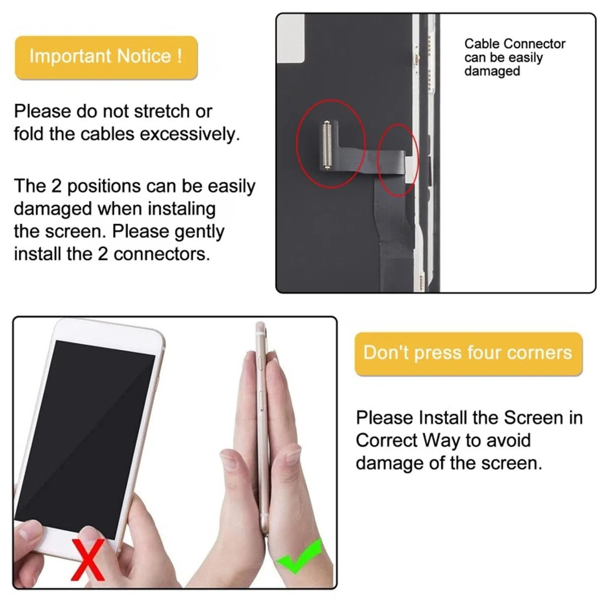 Wymiana Ekranu Telefonu 6,1 Cala z Zespołem Dotykowego Digitizera 3D Wyświetlacz Ultra HD do Telefonu 13 Pro W Zestawie Zestaw Naprawczy Ułatwiający instalację i Dodatkowa Osłona Ekranu