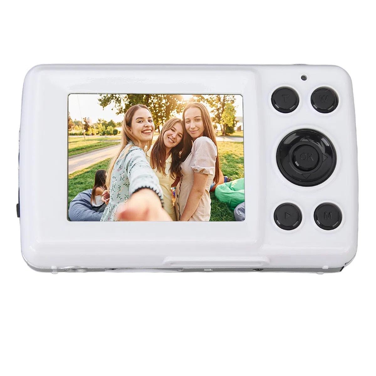 Aparat Cyfrowy, Kieszonkowy Aparat Kompaktowy HD 16MP 1080P z Ekranem 2,4 Cala, Autofokusem z 16-krotnym Zoomem, funkcją Anti Shake, przenośną kamerą do Vlogowania, dla Chłopców,