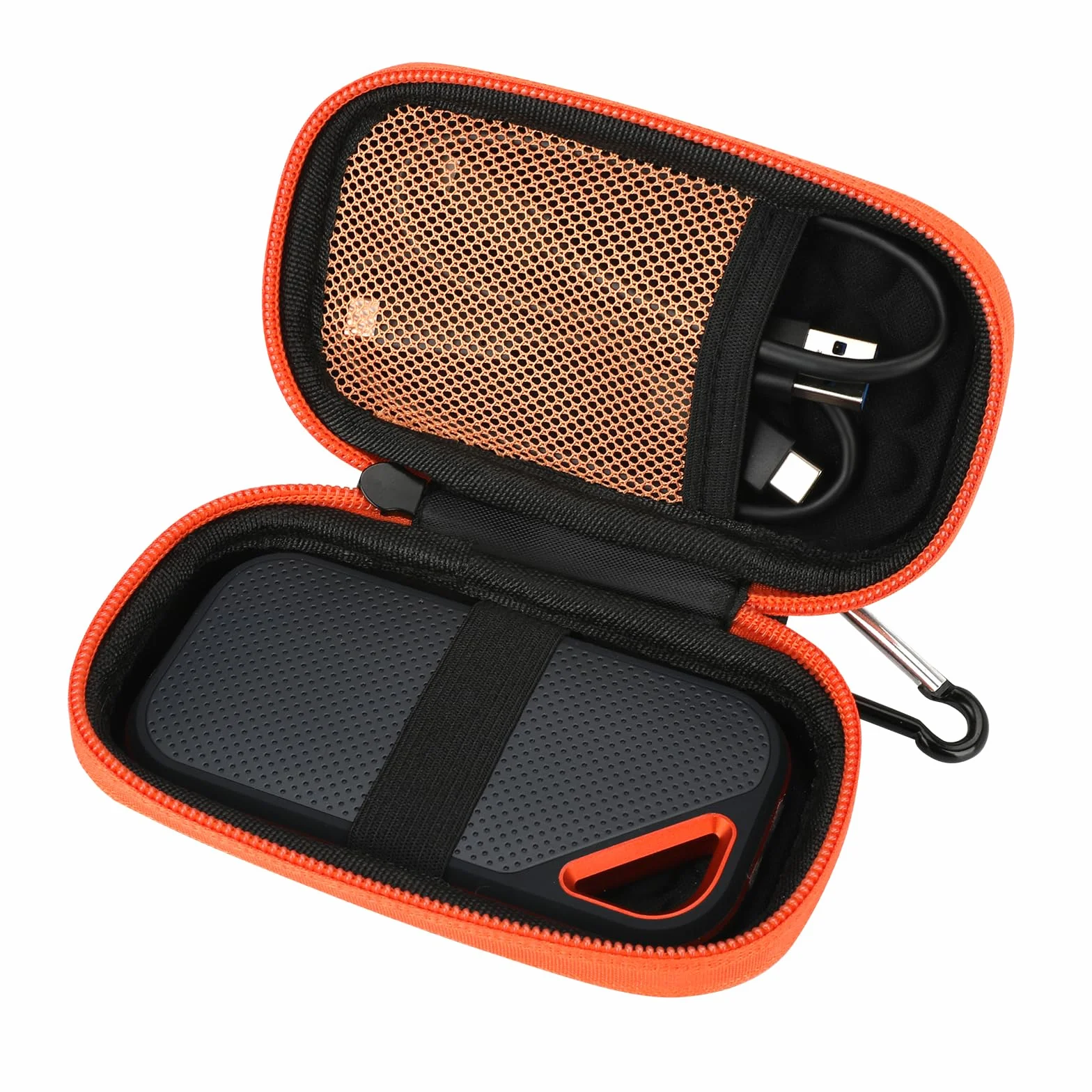 Twarde etui Sandisk Extreme PRO Portable SSD 128 GB 500 GB 1 TB 2 TB pokrowiec ochronny pomarańczowy