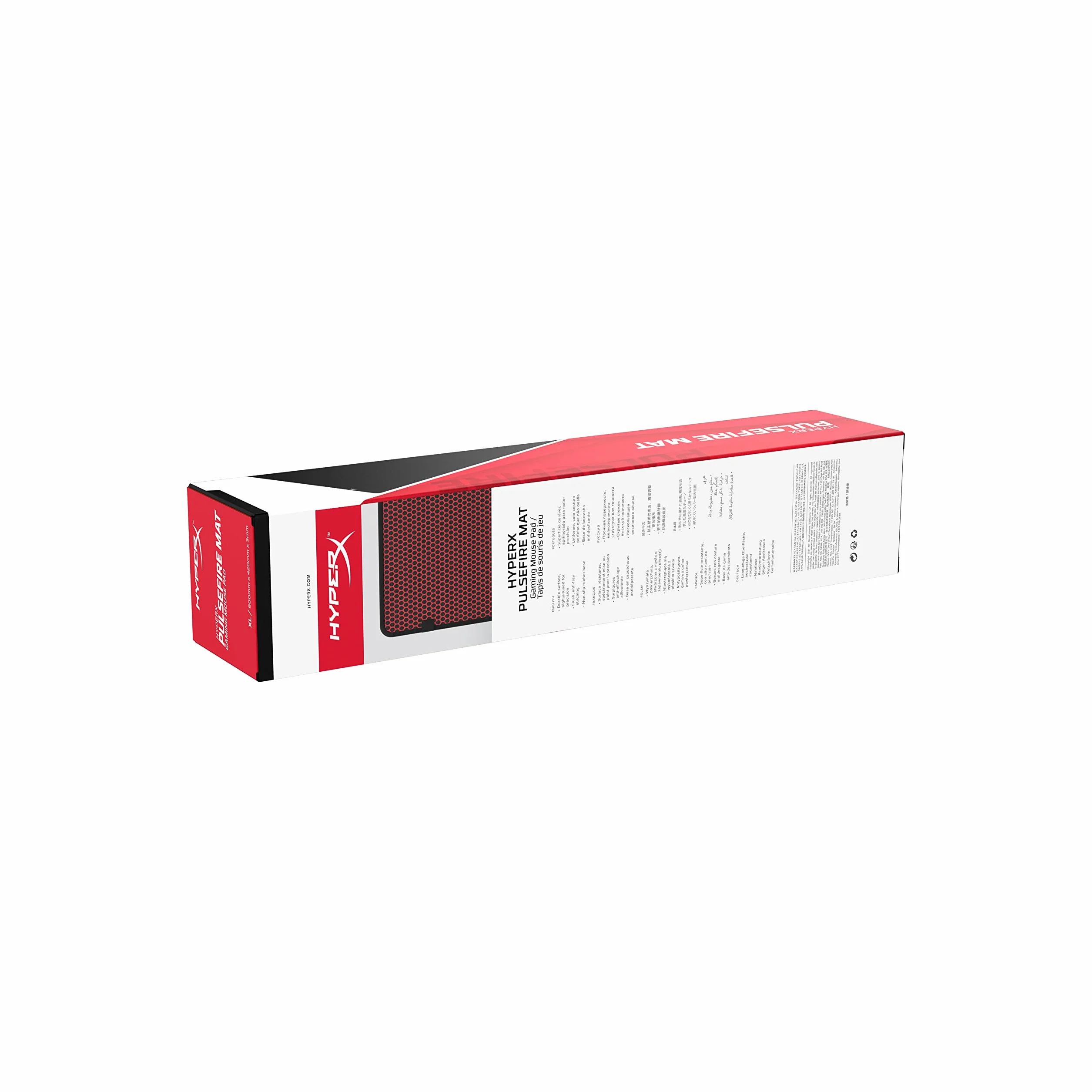 HyperX Pulsefire Mat – podkładka pod mysz do gier – rozmiar XL – precyzyjna powierzchnia z tkaniny – szwy przeciwpoślizgowe – gumowa podstawa