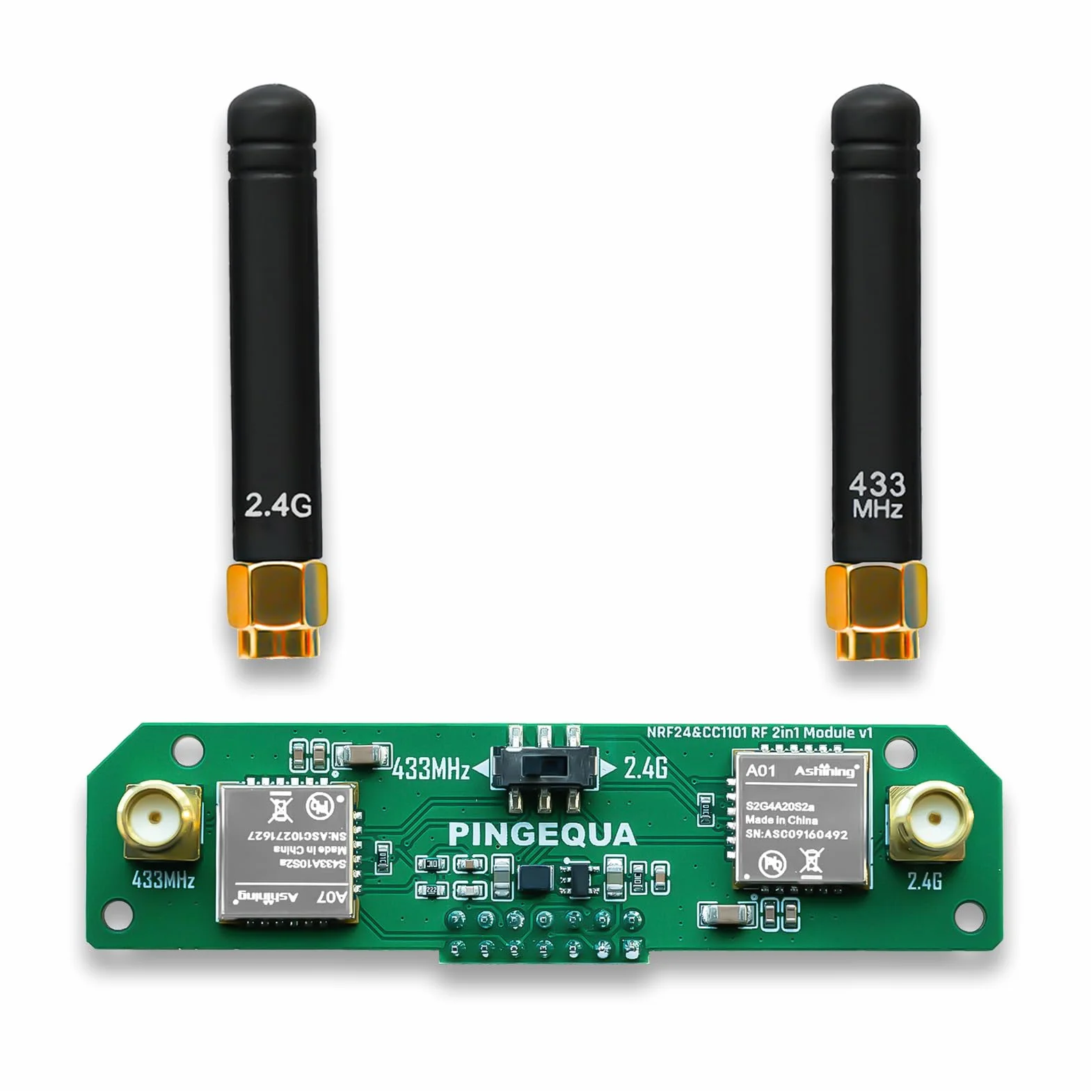 Płyta rozwojowa RF 2 w 1 do M5Stack Cardputer ADV, kompatybilna z NRF24 i CC1101, ulepszone filtrowanie mocy, stabilny moduł edukacyjny 2,4 GHz i 433 MHz (Cardputer nie jest dołączony)