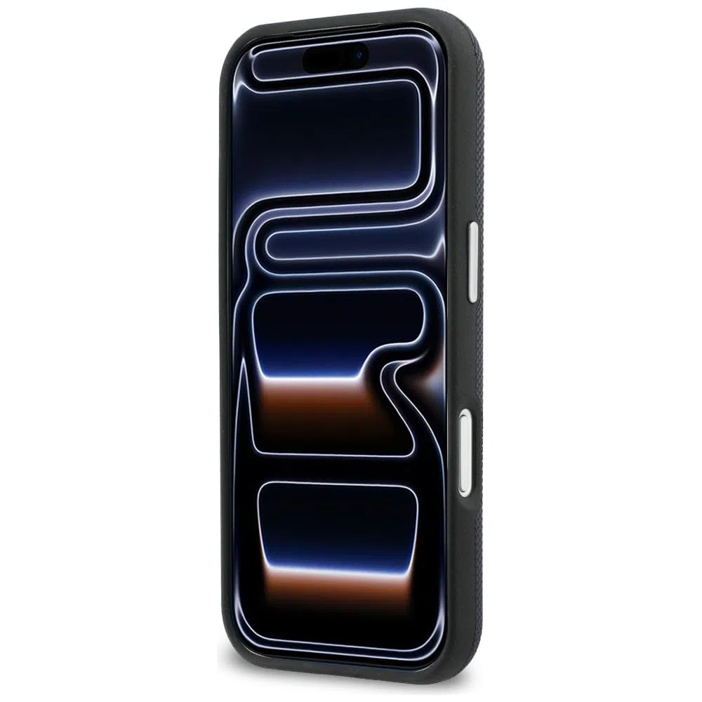 CG MOBILE Lacoste Petit Piqué etui do iPhone 17 Pro Max kompatybilne z MagSafe (granatowe)