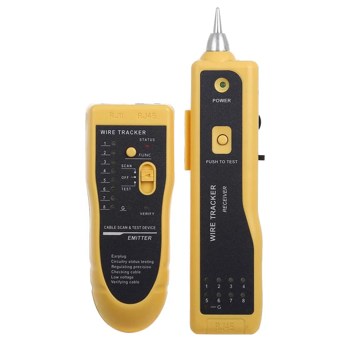 RJ11 i RJ45 wielofunkcyjny instrument inspekcyjny linii i urządzenia testujące produkty sieciowe