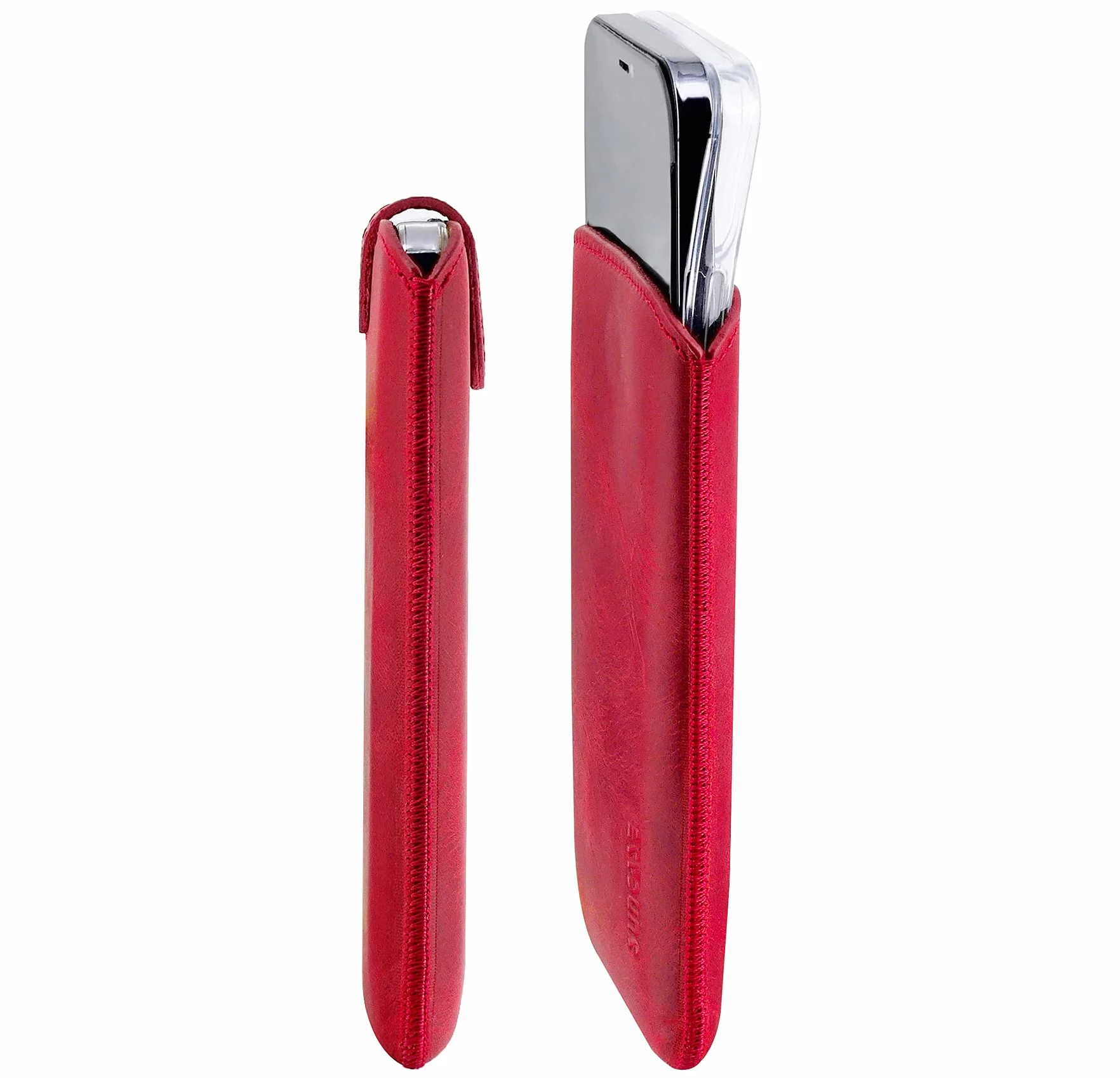 Suncase Etui kompatybilne z iPhone 14 Pro Max (6,7") ochronne z funkcją wyciągania, antyczna czerwień