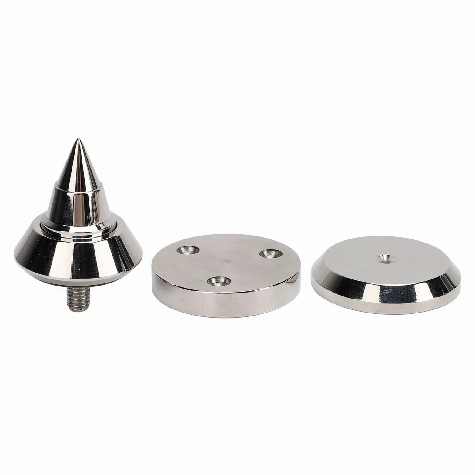 4 stopki amortyzujące ze stopu aluminium M8 z regulacją wysokości do wzmacniacza odtwarzacza CD DVD do sprzętu audio