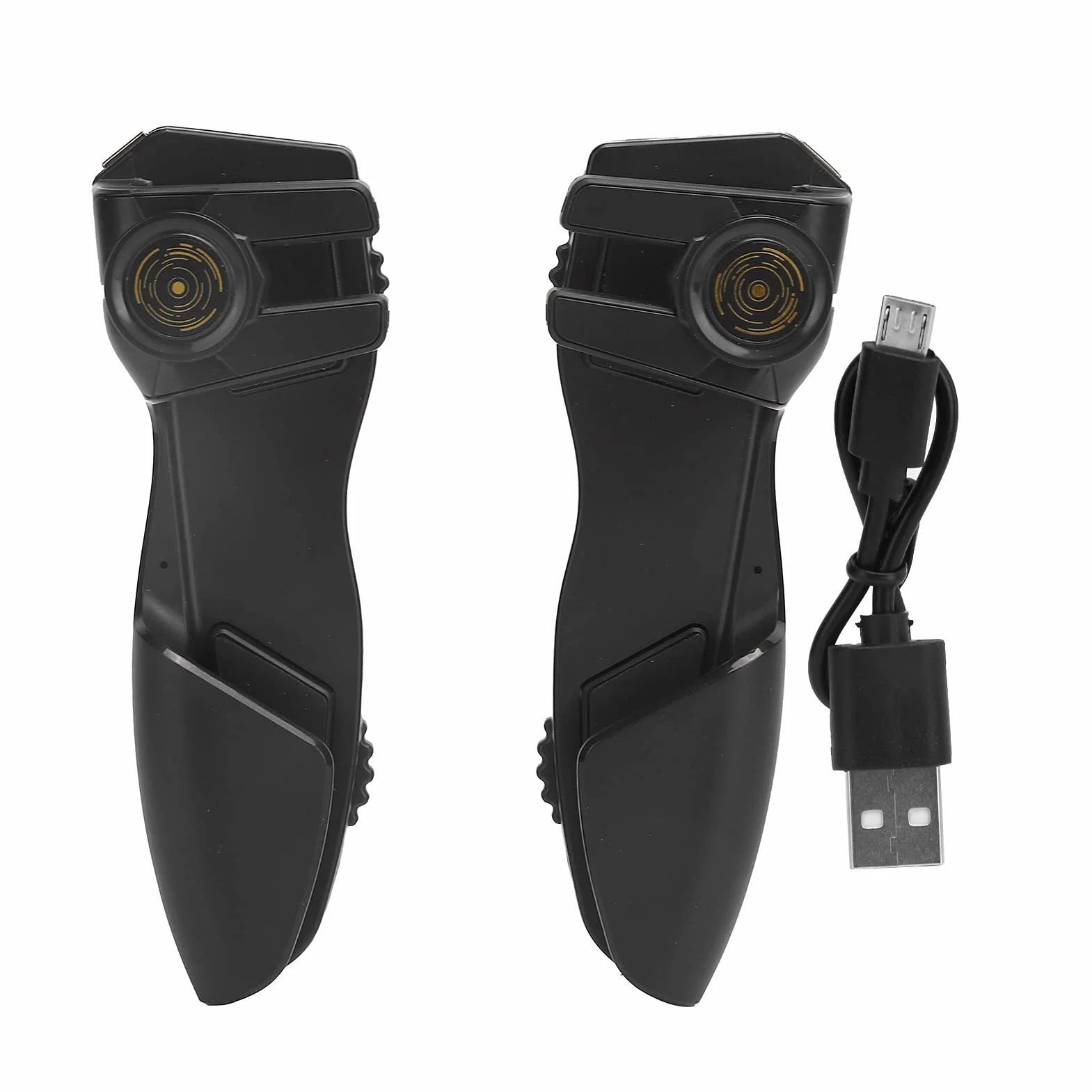 Tablet Game Joystick Trigger 4 Wyzwalacze Obsługa 6 Palcami Mobilny Uchwyt do Gier Kontroler Wysoka Czułość Ergonomiczny Gamepad Strzelanie Trigger dla Android/IOS Tabletu