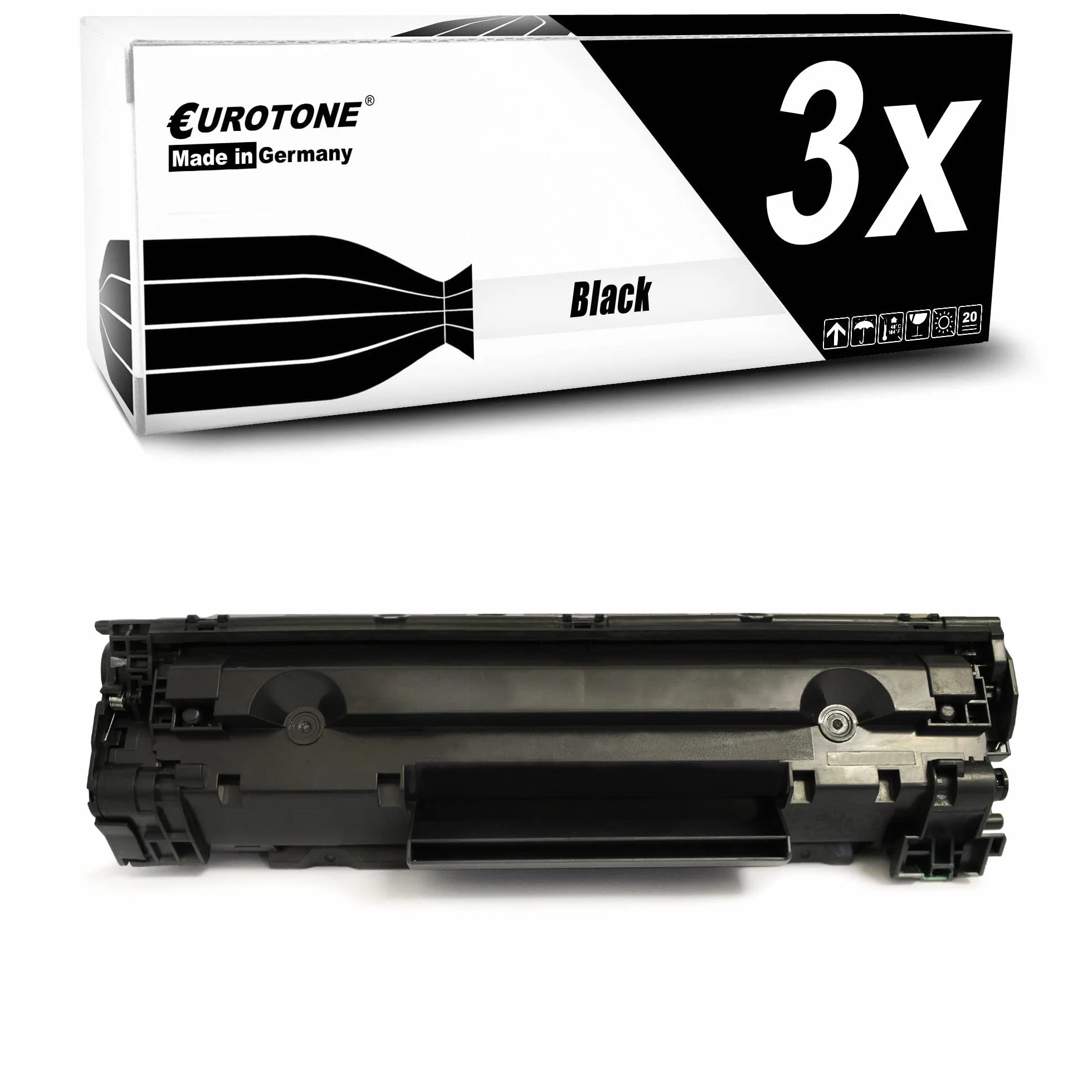 Eurotone Toner 3X toner kompatybilny jako zamiennik do HP Laserjet Pro MFP M227 zastępuje CF230A 30A czarny