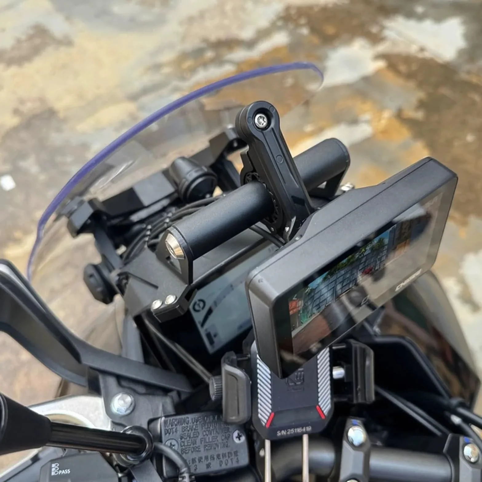 Pasuje do Honda ADV 350 2022-2025 Akcesoria do nawigacji GPS Uchwyt na telefon komórkowy Stojak 22 mm Uchwyt do nawigacji GPS uchwyt