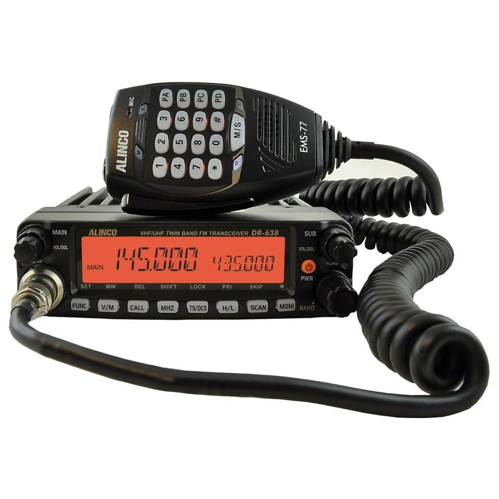Alinco DR-638HE dwuzakresowa stacja radiowa 144-146 MHz / 430-440 MHz VHF/UHF do radia amatorskiego