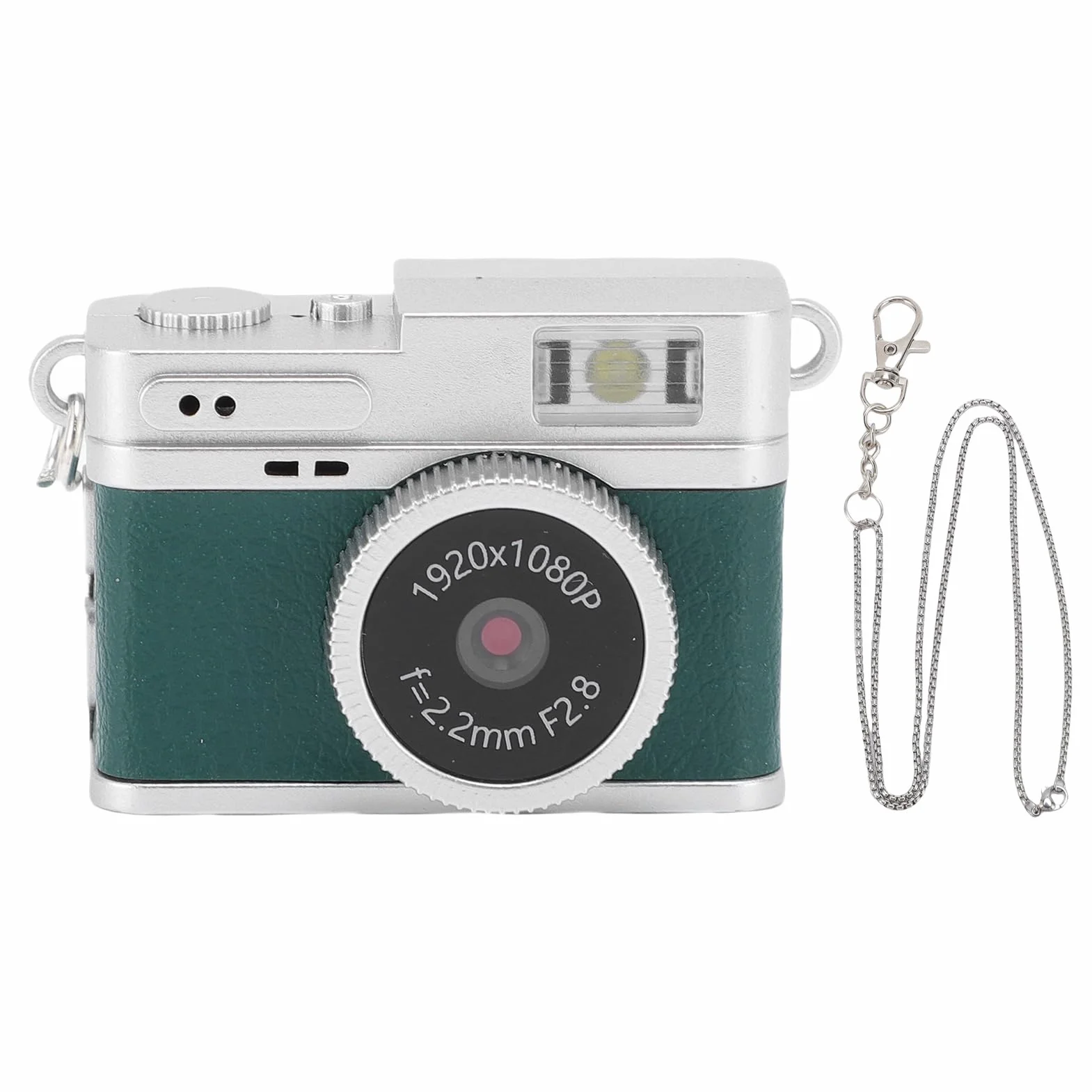 SENECESLI Brelkain, 1080p Mała Kamera Retro do Zdjęcia Wideo z Podróżowaniem, 128 GB Expandable, Ekran HD 0,96 ", Wbudowany w 4 Filtry (GREEN)