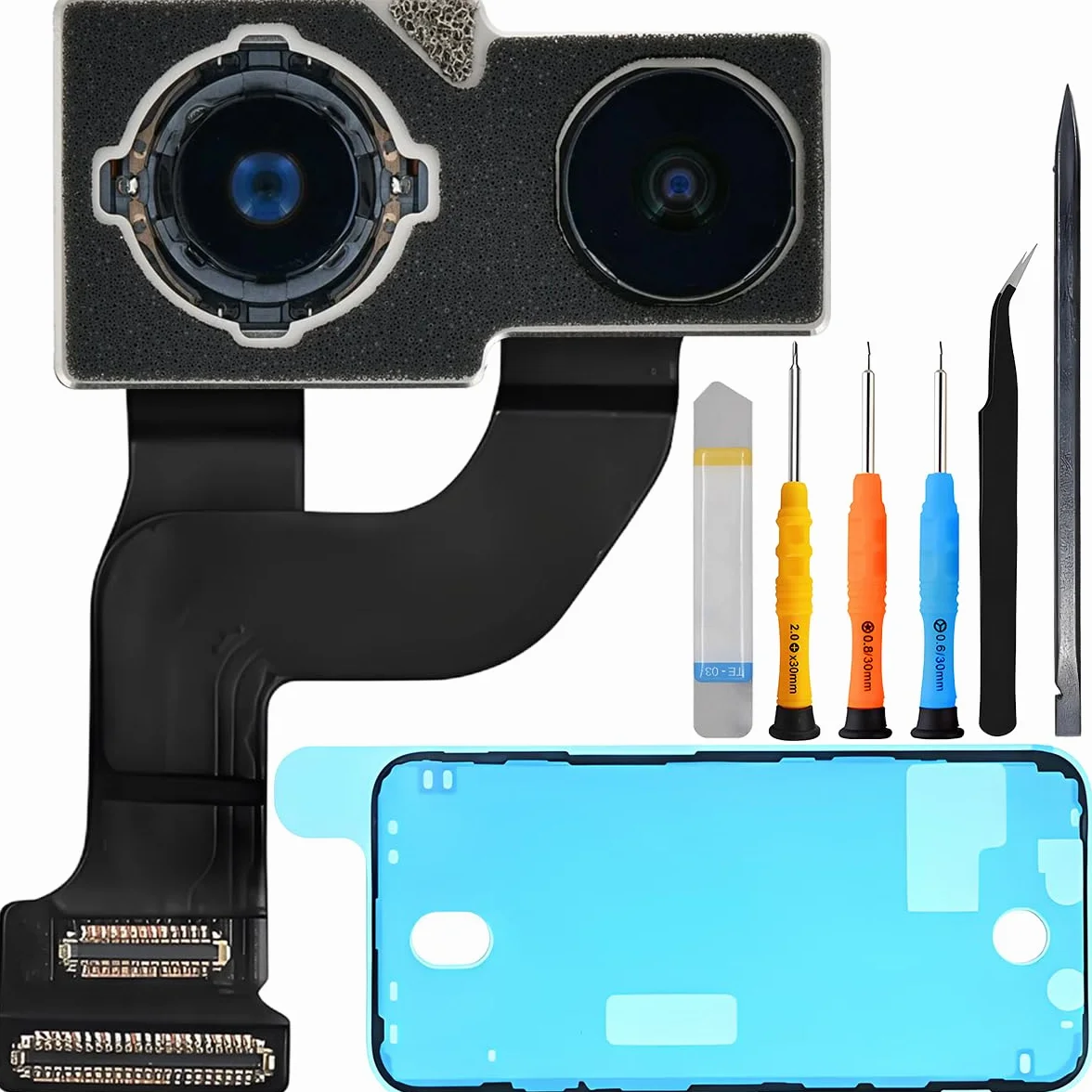 Tylna kamera do iPhone'a 12 6,1 cala 12 MP HD Smart HDR moduł z dwoma obiektywami zamiennik