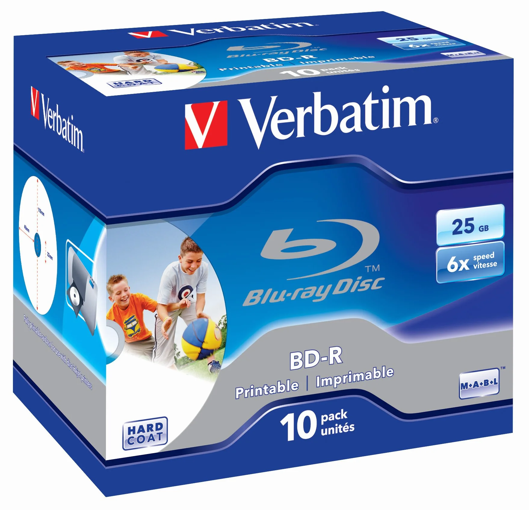 Verbatim 43713 25 GB 6X BD-R Inkjet JC 10 sztuk