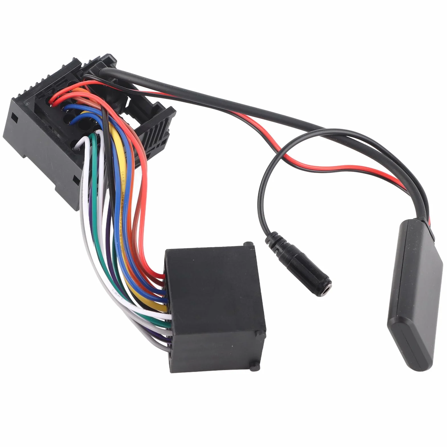 Samochodowy Odbiornik Modułu Bluetooth, Samochodowy 10-pinowy Adapter Modułu Bluetooth Zamiennik Kabla AUX-in dla E46 320 325 323 328 330 M3 Serii 3 z Mikrofonem