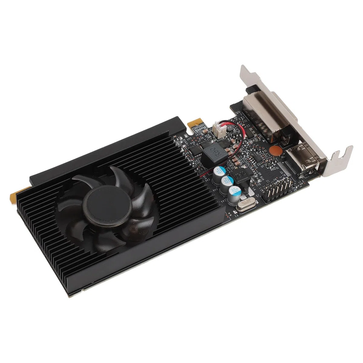 VBESTLIFE Karta Graficzna GT730 4 GB, 64-bitowy Procesor Graficzny DDR3, Karta Graficzna do Gier PCIE 2.0 16X, do Komputera Stacjonarnego