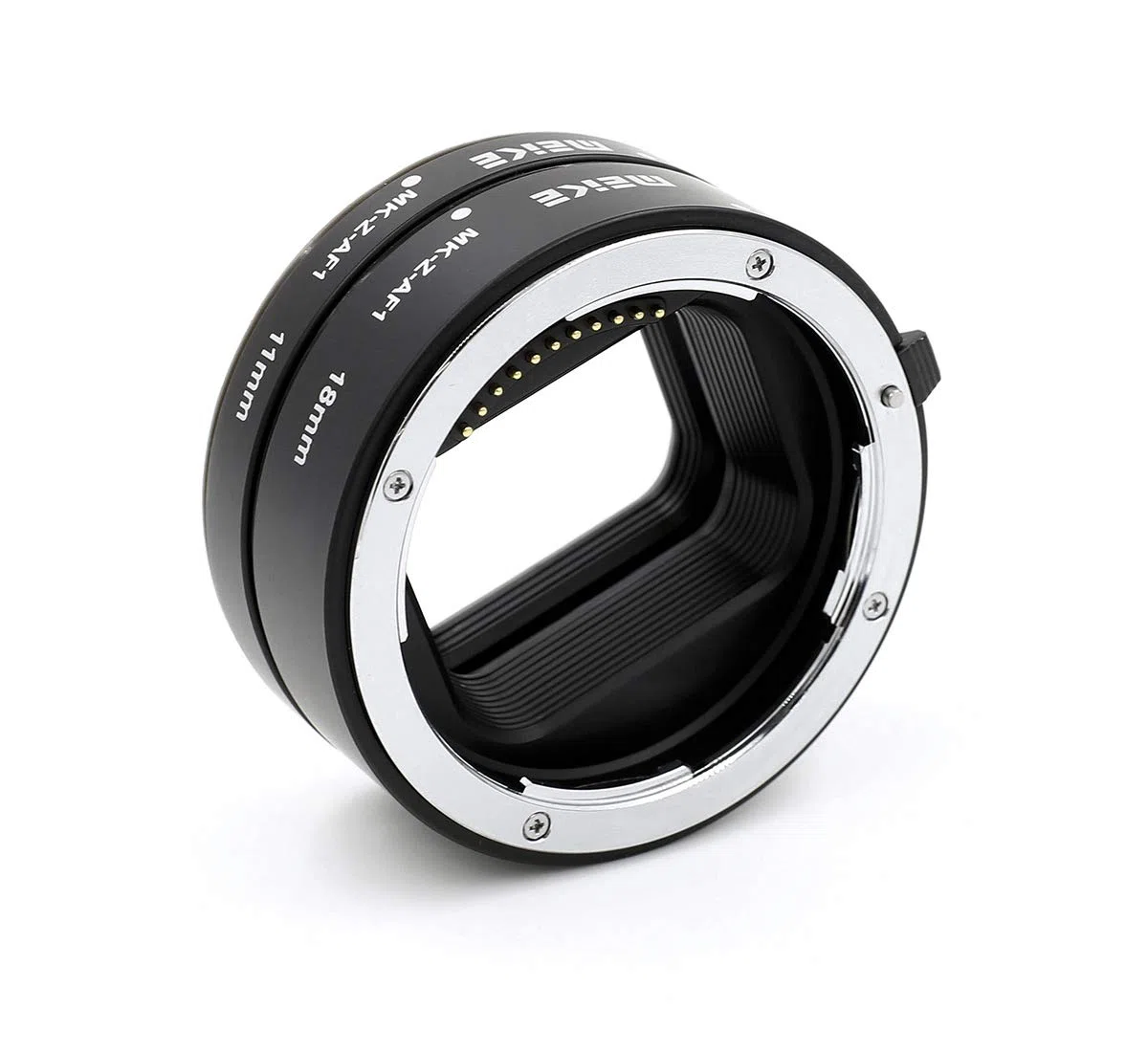 Automatyczne pierścienie pośrednie do makro Meike MK-Z-AF do kamer bazonetowych Nikon Z (Z 6, Z 7, Z 50) zestaw 2 pierścieni (11 mm i 18 mm)