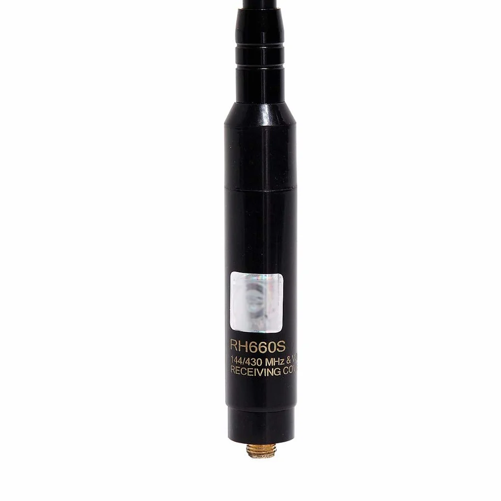 RH-660S antena SMA teleskopowa z mocowaniem żeńskim SMA-F 144 / 430MHz dwupasmowa do radiostacji Kenwood Baofeng Puxing Walkie Talkie