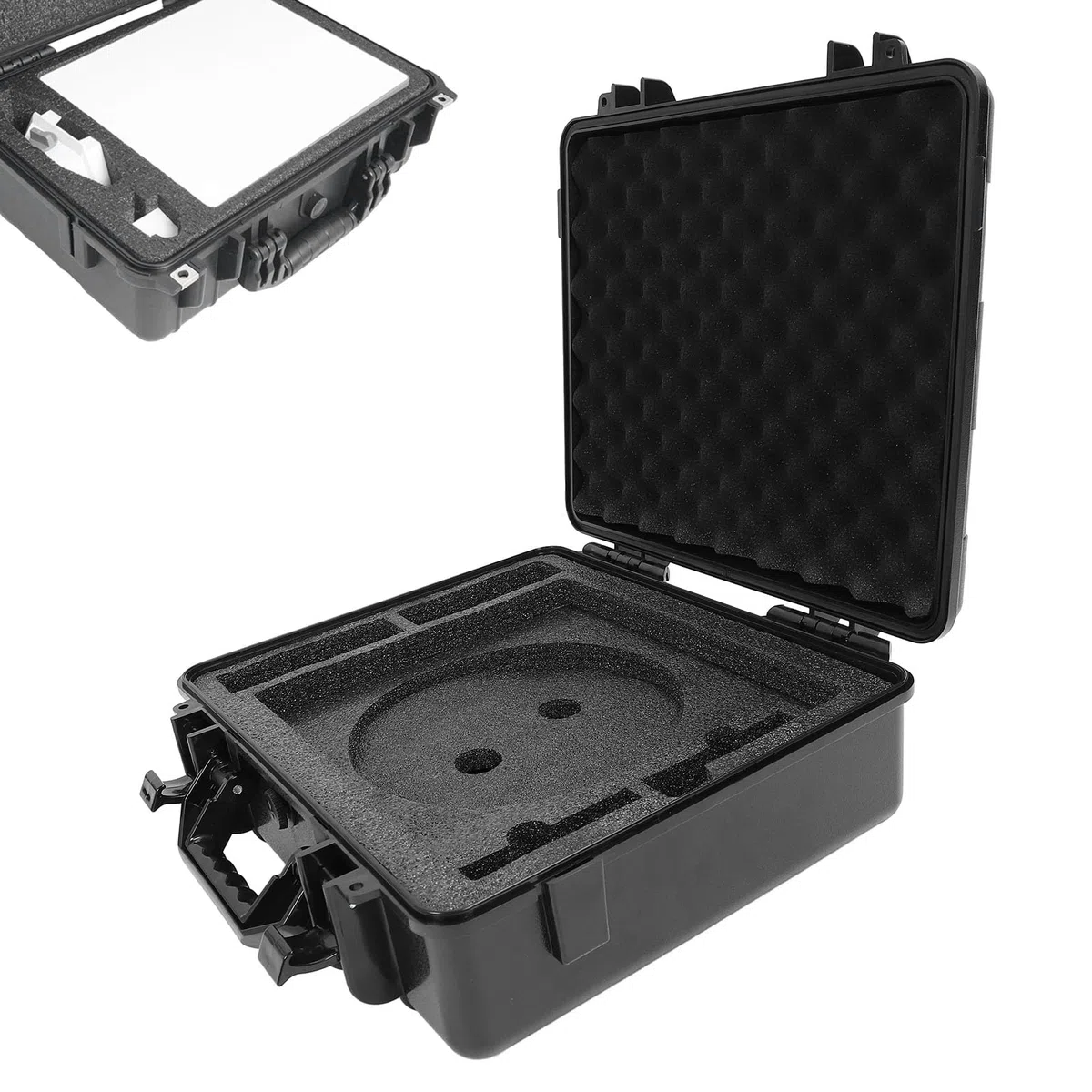 Wodoodporna Twarda Obudowa do Zestawu Mini Dish, Piankowa Walizka Podróżna Kompatybilna z Mini, Kable Ethernet Akcesoria do Zestawu Star Link, do Podróży Kamperem
