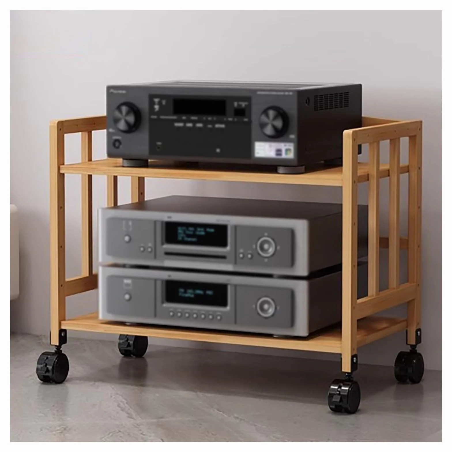 jednostka systemowa HiFi Domowy zestaw komponentów audio i wideo, półka, gramofon, szafka na płyty CD, amplituner, głośnik, wzmacniacz, narożne centrum rozrywki, konsole do gier