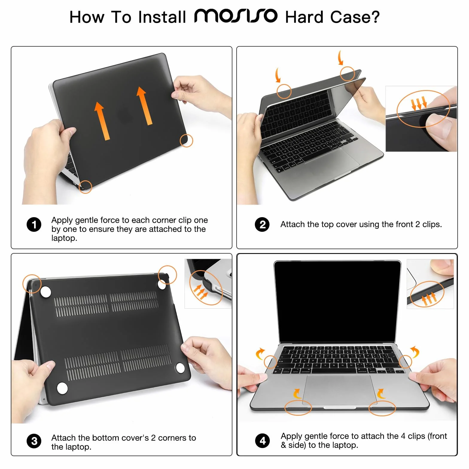 MOSISO Etui do MacBook Air 33 cm M4 M3 M2 2026-2022, twarda obudowa kwiatowa, skóra klawiatury, folia ekranowa