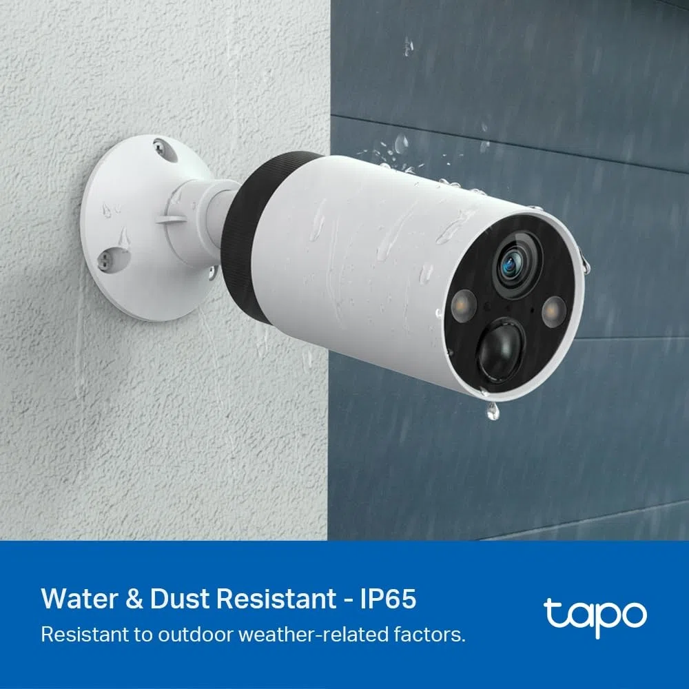 TP-Link Tapo C420S1 | Kamera zewnętrzna 2K QHD z baterią | Pełnokolorowy tryb nocny | Detekcja AI | Obsługa stacji bazowej Tapo H200 | Kompatybilna z Alexa i Google Home