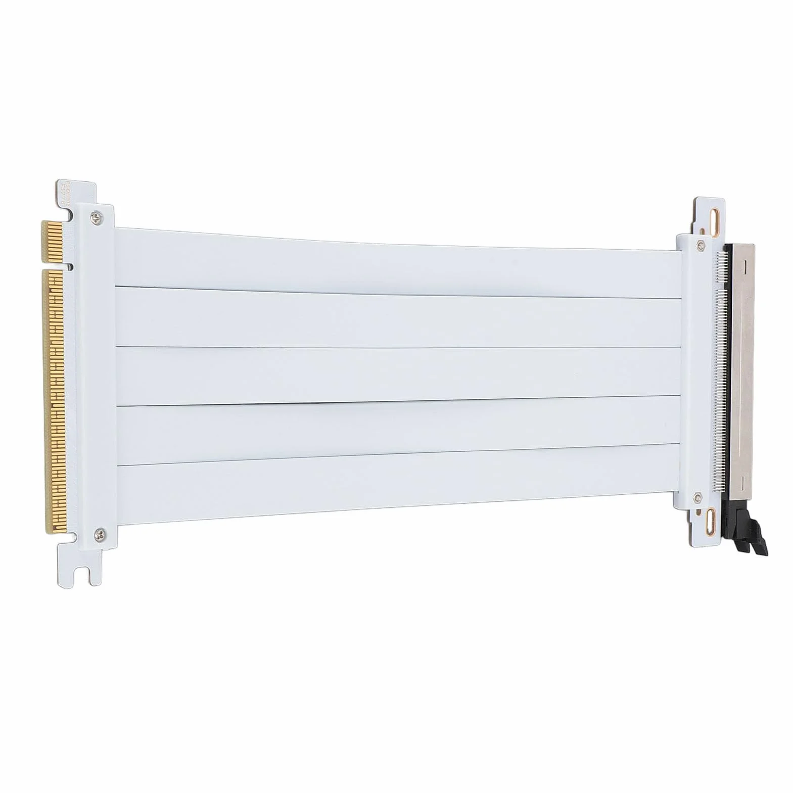 Kabel Riser PCIE 4.0 X16, Elastyczny Kabel Przedłużający GPU 128 Gbps, Riser PCIE Kompatybilny z Interfejsami 4.0 3.0 2.0 1.0 (20 cm)