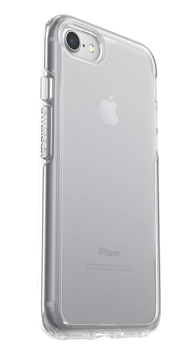 OtterBox Symmetry Clear Etui do iPhone 7/8/SE 2. gen/SE 3. gen, Odporne Na Wstrząsy i Upadki, Potrójnie Przetestowane Zgodnie ze Standardami Wojskowymi, Przezroczyste