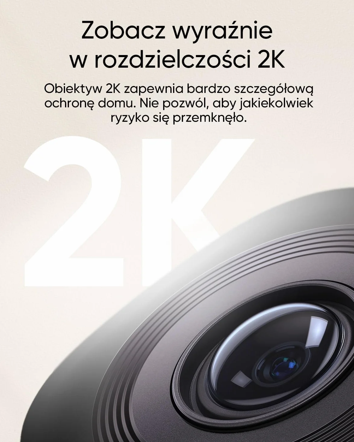 eufy Security C220 Kamera wewnętrzna 2K, obracana 360°, Wi-Fi, wykrywanie ludzi AI