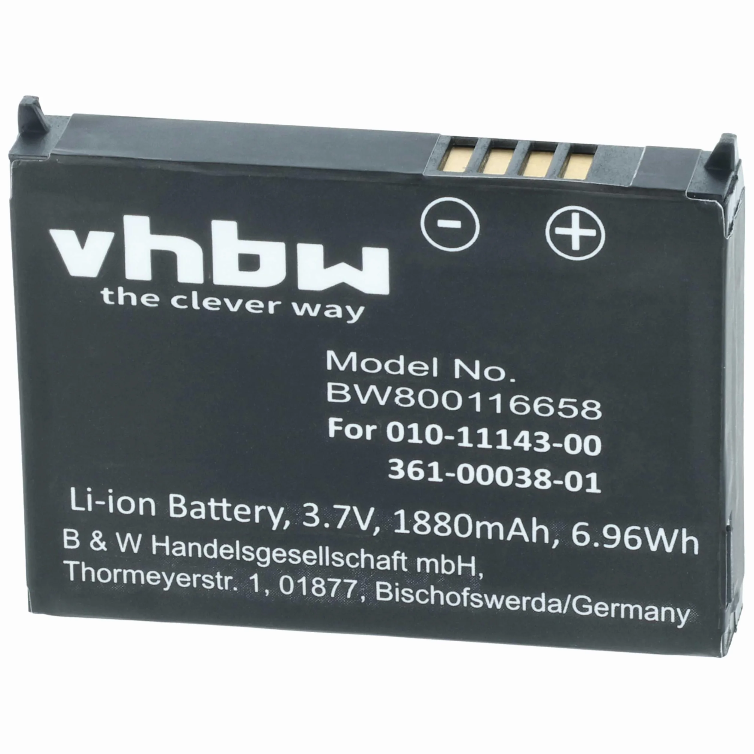 vhbw Bateria zamienna do Garmin 361-00038-01 1880 mAh 3,7 V litowo-jonowa