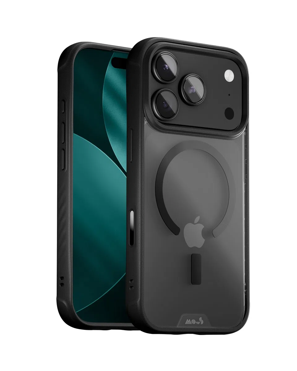 Mous Przezroczyste etui do iPhone 17 Pro 6,3", kompatybilne z MagSafe - Clarity - odporne na żółknięcie, uderzenia etui do iPhone 17 Pro – odporne na zarysowania, krystalicznie czyste i smukłe