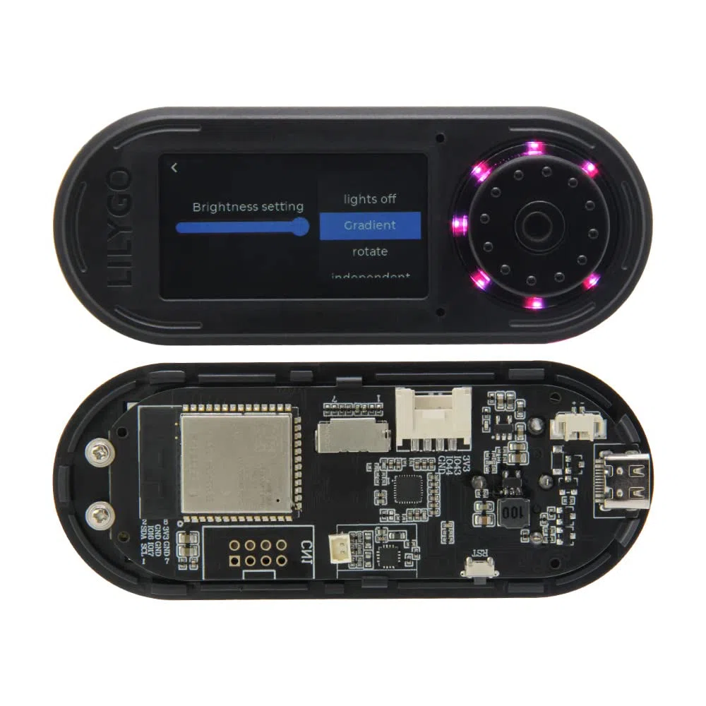 LILYGO T-Embed ESP32-S3 IOT wbudowany panel do programowalnej płytki rozwojowej z 1,9-calowym kolorowym wyświetlaczem IPS TFT LCD TTGO moduł bezprzewodowy