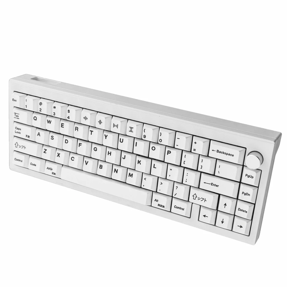 Gliging 135 Keys PBT Japanese Keycaps Cherry Profile DYE-Sub White Theme Minimalist Style Suitable for Mechanical Keyboard