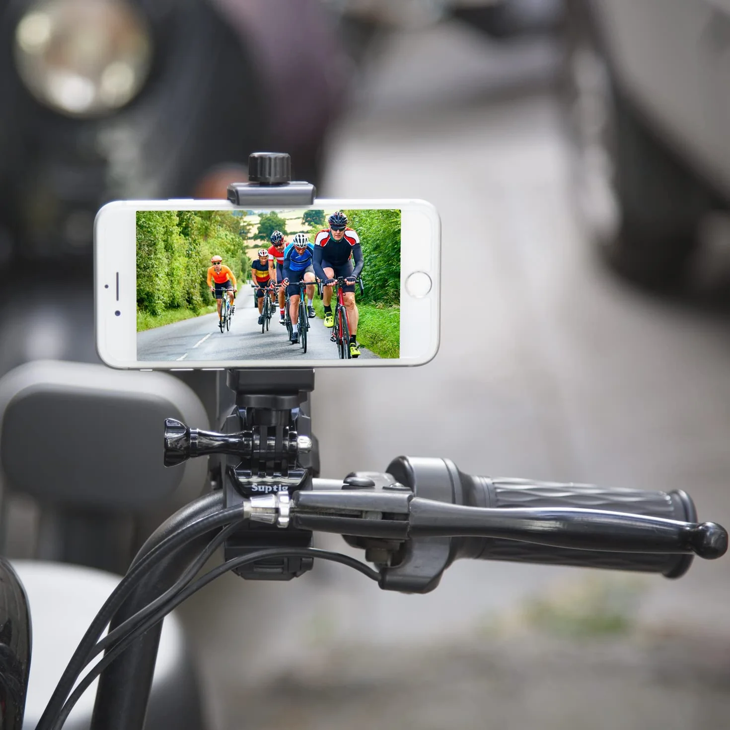 Suptig Uchwyt na telefon, uchwyt na biurko, klips zaciskowy do telefonu komórkowego, stojak na telefon komórkowy, kompatybilny z iPhone 14 Plus Phone 13 Pro Xs Max XR X 8 7 6 6s Plus i innymi