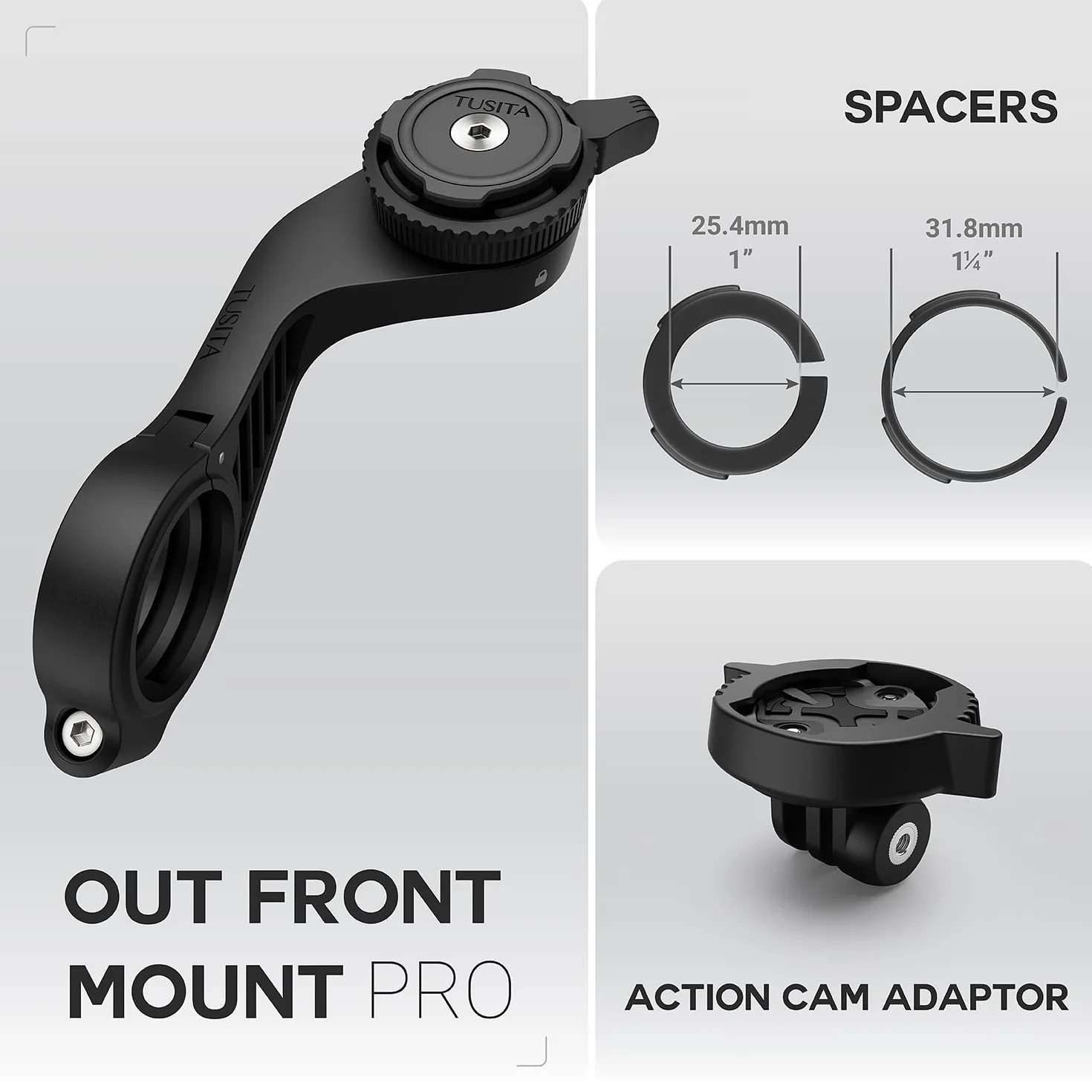 TUSITA Twist Lock Out Front Mount PRO - Kolarstwo