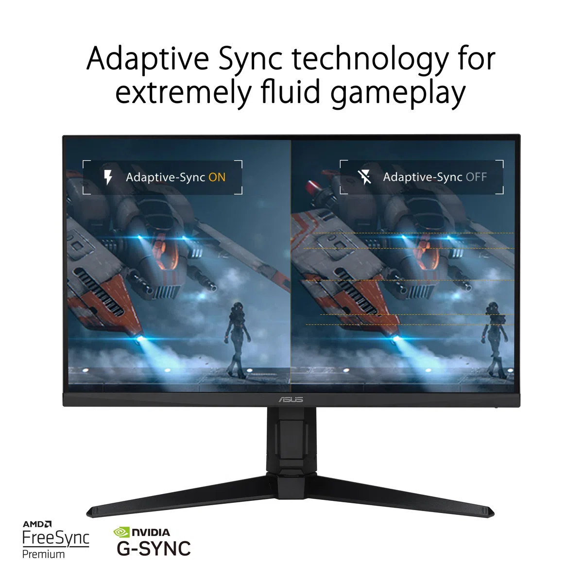 ASUS TUF Gaming VG27AQL3A – 27-calowy monitor WQHD – 180 Hz, 1 ms GtG, FreeSync, G-Sync, Adaptive Sync, ELMB, DisplayHDR 400 – panel Fast-IPS, 16:9, 2560 x 1440, DP, HDMI, USB, ergonomiczny, głośnik
