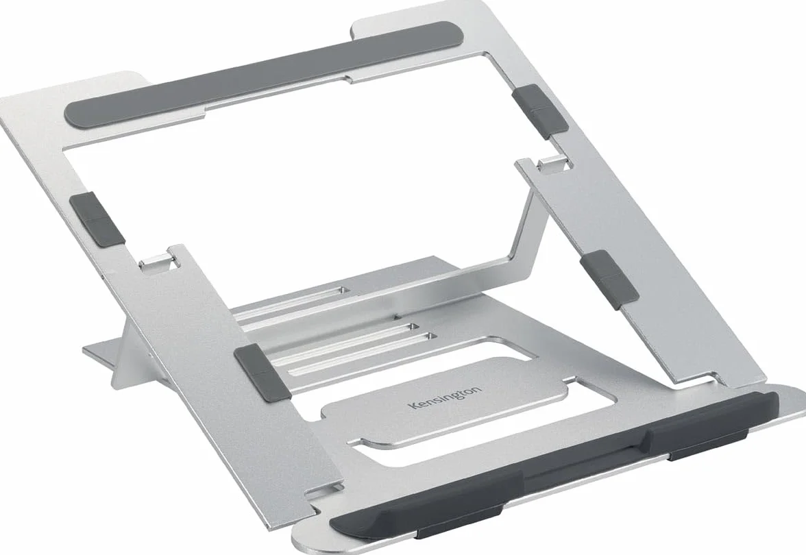 Kensington Easy Riser™ Aluminiowa Podstawka pod Laptopa 16" Regulowana Antypoślizgowa Składana Srebrna