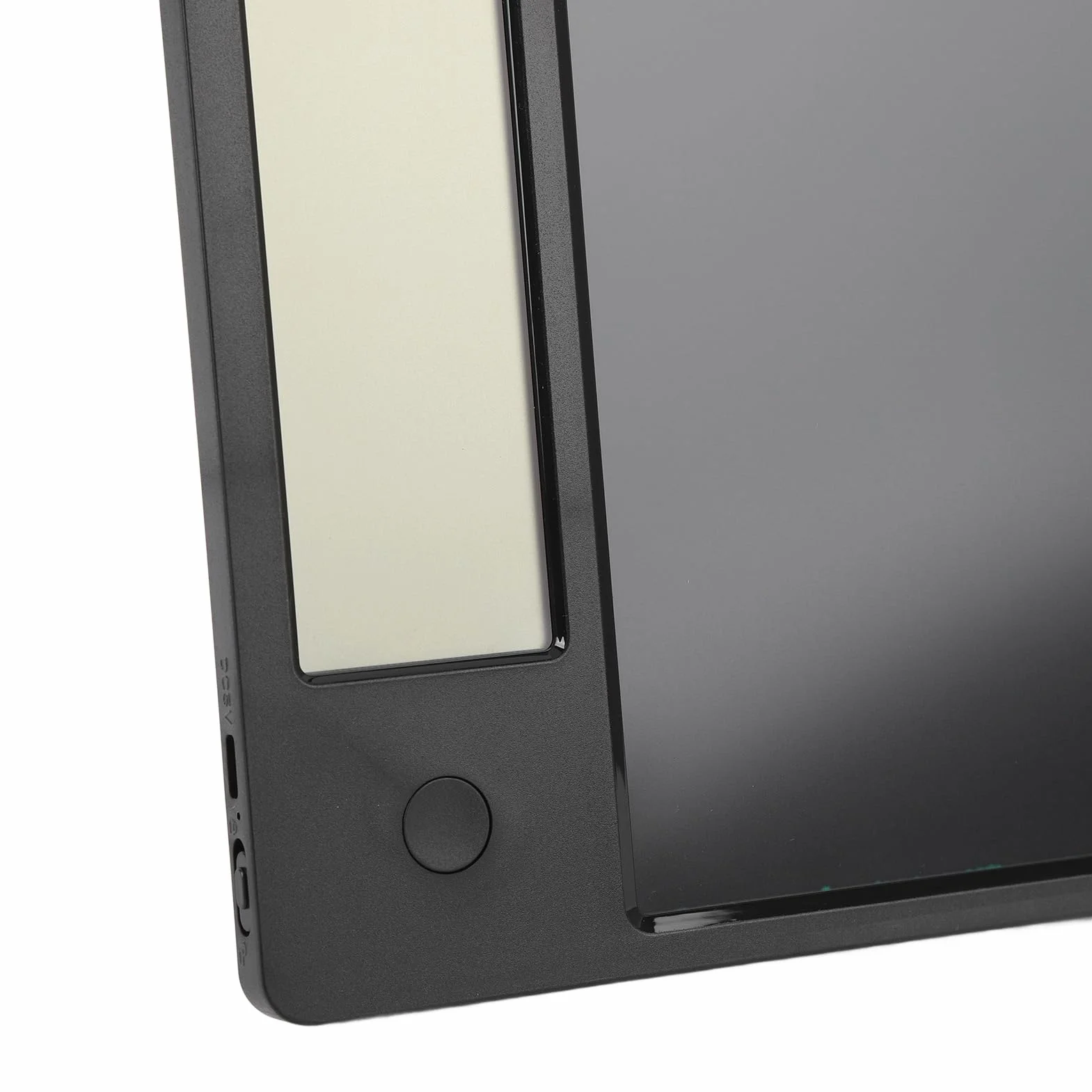 Elektroniczny kalendarz z notatnikiem, wymazywalna tablica do pisania LCD Elektroniczny cyfrowy planer Kalendarz Tablet Wyświetlacz temperatury i wilgotności (BLACK)