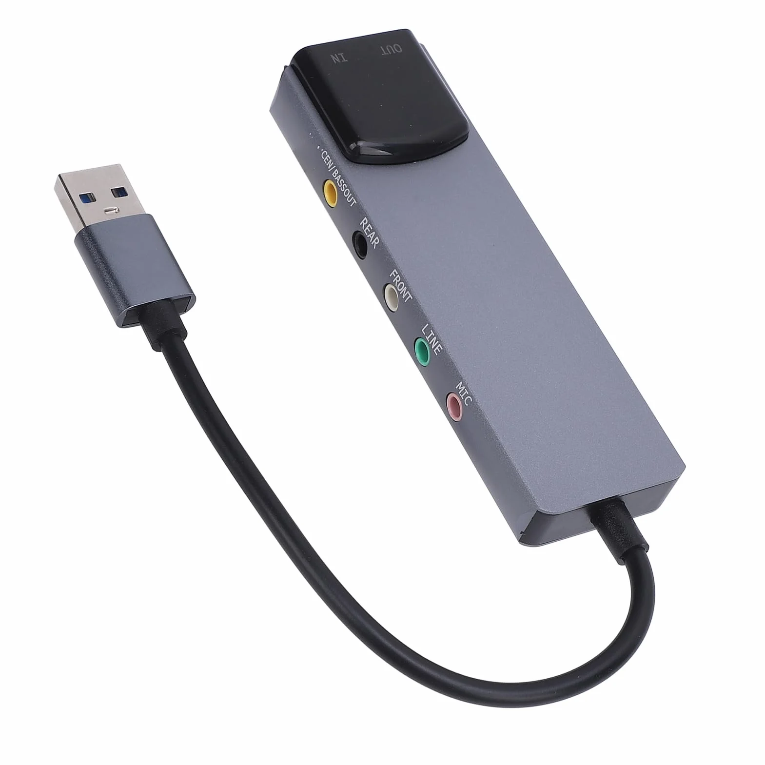 Zewnętrzne Miksowanie Kart Dźwiękowych Stereo, 5.1 7.1 Kanałowa Adapter Audio USB, Karta Dźwiękowa z redukcją Szumu do Komputera na Laptopie na PC 98 ME 2000 X P 7 8