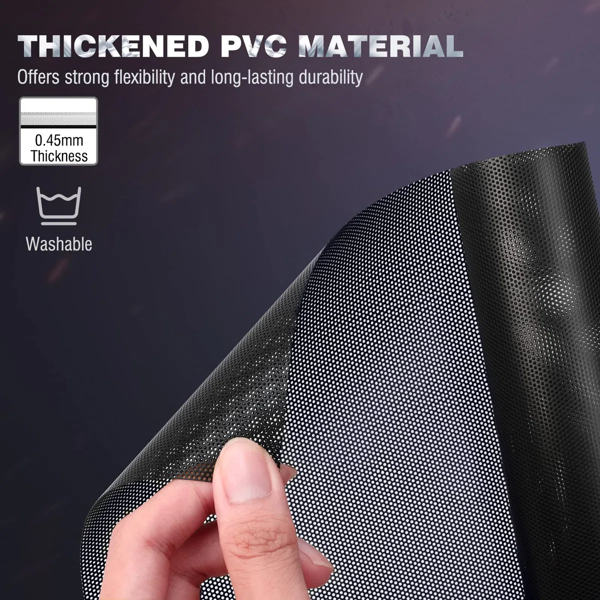 MoKo 400 x 300 mm "zrób to sam" wentylator chłodzący PC filtr przeciwpyłowy [2 sztuki] PVC filtr siatkowy PC obudowa ochrona przed kurzem z ramą magnetyczną, filtr chłodnicy PC, pyłoszczelna, osłona