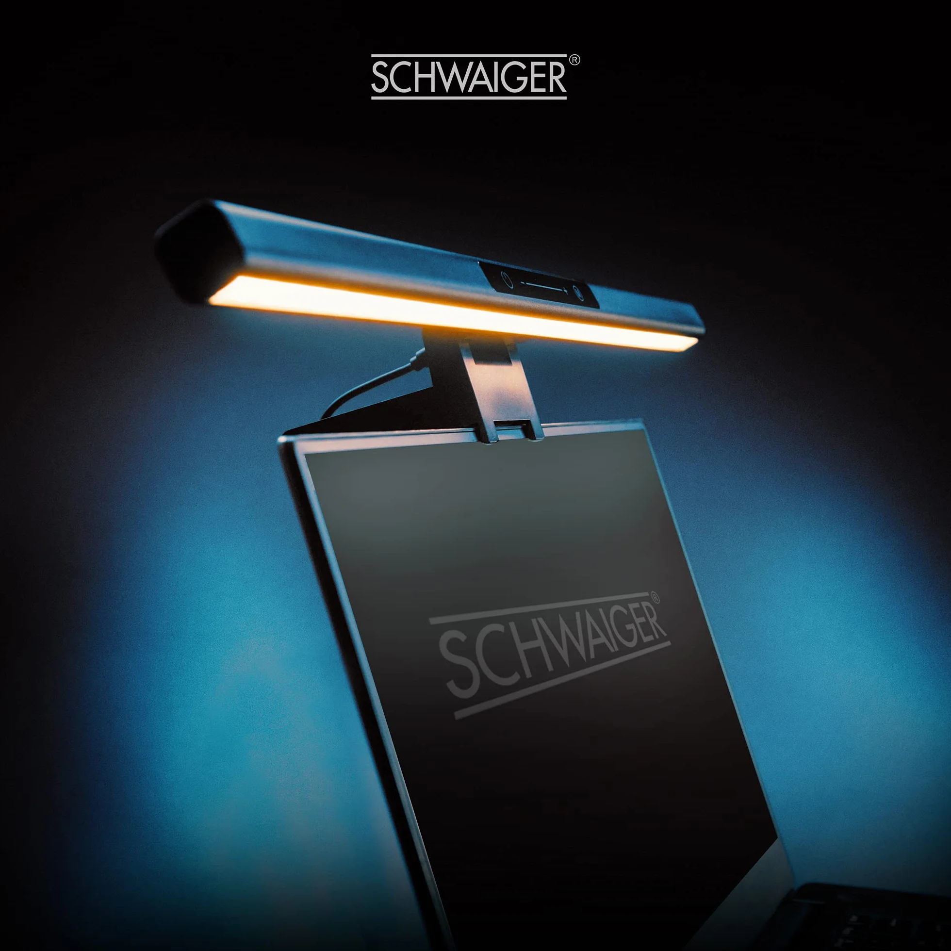 SCHWAIGER lampka do monitora LED z czujnikiem dotykowym screenbar ściemniana USB
