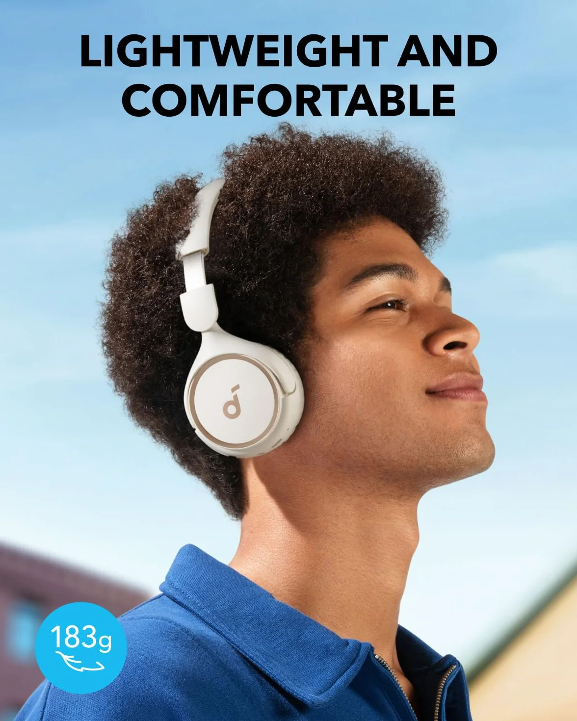 soundcore H30i(odnowiona) Bezprzewodowe słuchawki nauszne z możliwością złożenia z czystym basem, czas odtwarzania 70 h, Bluetooth 5.3, lekkie i wygodne, łączność z aplikacją, połączenie wielopunktowe