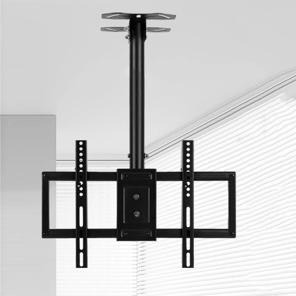 Uchwyt do telewizora Mounthang Smart TV do 45-80 cali TV obrotowy i uchylny wspornik regulowana wysokość sufitowy uchwyt na telewizor pełny ruch uchwyt sufitowy do telewizora metalowa ekspansja, jeden