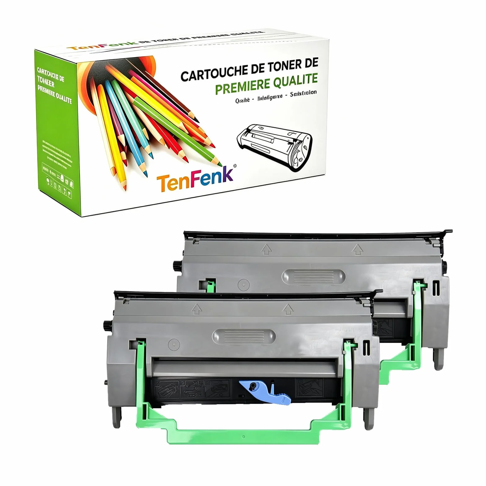 Kompatybilny zamiennik zespołu bębna dla Konica Minolta DR110 DR-110 4519322 do użytku z Konica Minolta Bizhub 130F 131F FAX2900 FAX3900 drukarką,(Czarny- 20000 stron),2 pack