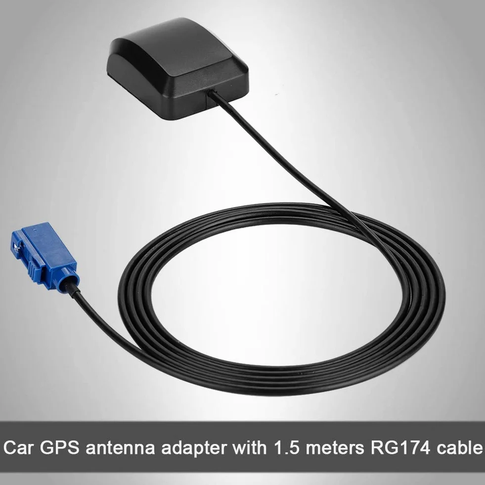 Bewinner 1575,42 MHz Adapter anteny GPS z 1,5 m RG174 Samochodowy kabel antenowy GPS Adapter Antena Fraka Wtyczka Samochodowa Antena GPS do poprawy sygnałów