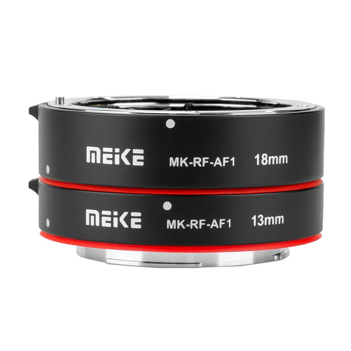 Meike MK-RF-AF1 13 mm + 18 mm metalowy AF pełna ramka makro przedłużający rurkę adapter zestaw pierścieni do aparatów Canon EOS-R serii Canon RF Mount Cameras EOS-R EOS-RP
