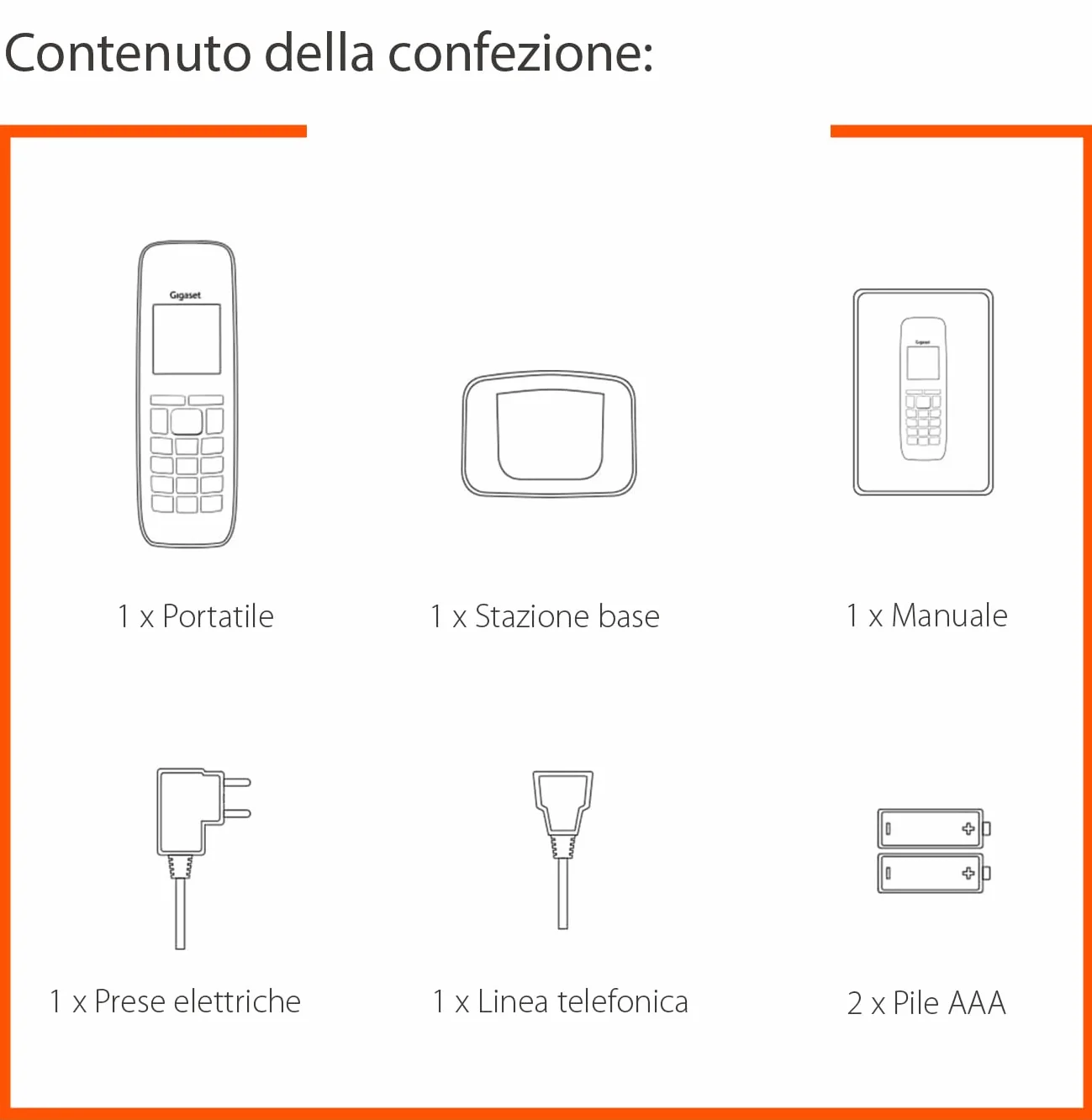 Gigaset Pure 120 telefon bezprzewodowy ECO DECT z ochroną połączeń, antracytowo-czarny