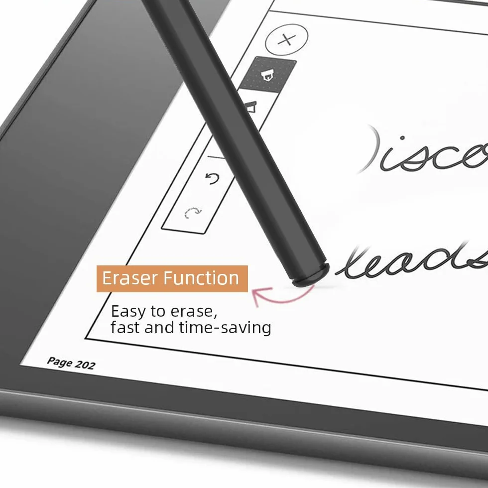 VOVIPO Rysik EMR do Remarkable 2/Kindle scribe/boox z gumką, zapasowy rysik z gumką do niezwykłego 2 papieru cyfrowego, alternatywa dla niezwykłego markera Plus