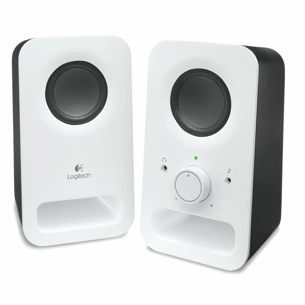 Logitech Z150 Multimedia Speakers Głośniki Komputerowe Wyraźny Dźwięk Stereo 3.5 mm Biały